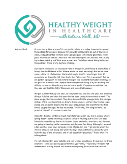 the transcript - Weight Loss for Busy Physicians with