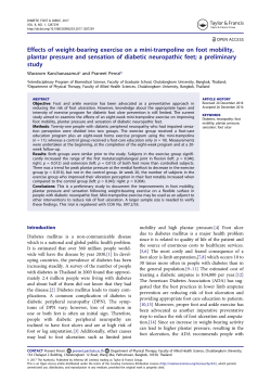 Effects of weight-bearing exercise on a mini