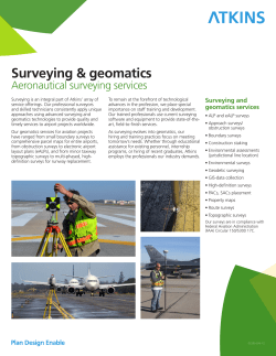 Aeronautical surveying services