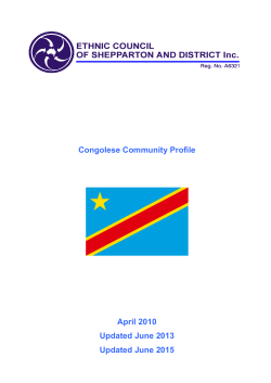 Sudanese Community Profile - Ethnic Council of Shepparton