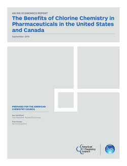 The Benefits of Chlorine Chemistry in Pharmaceuticals in the United