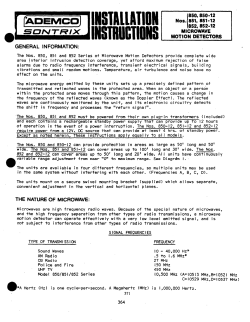 Models 850, 850-12, 851, 851-12, 852, 852