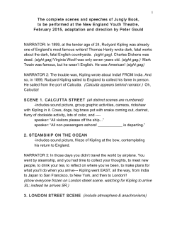 Jungle book in MS word - SHAKESPEARE FREE LIBRARY