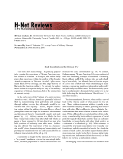 Black Masculinity and the Vietnam War - H-Net