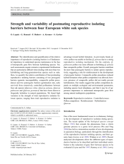 Strength and variability of postmating reproductive isolating barriers
