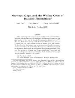 Markups, Gaps, and the Welfare Costs of Business Fluctuations