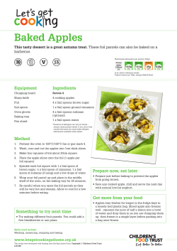 Baked Apples