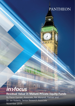 in focus - Pantheon Ventures