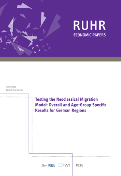 Testing the Neoclassical Migration Model: Overall and