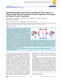 Combining Random Gene Fission and Rational Gene Fusion To
