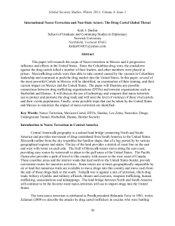 International Narco-Terrorism and Non