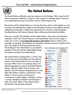 The United Nations