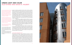 urban light and color alex byrne and david r. hilbert