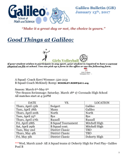 Galileo Bulletin Feb 2017 - Colorado Springs School District 11