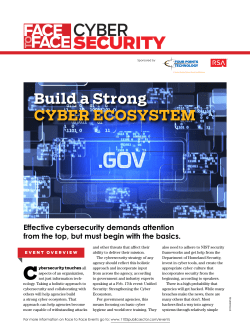 How to Build a Strong Cyber Ecosystem