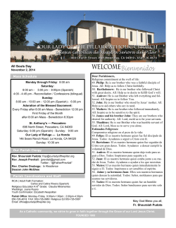 All Souls Day - Our Lady of the Pillar