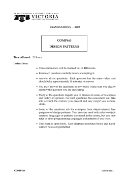 2009 - Victoria University of Wellington