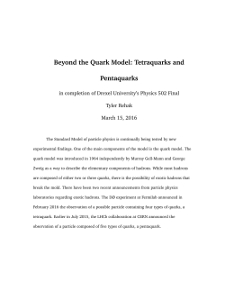 Beyond the Quark Model: Tetraquarks and Pentaquarks