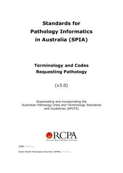 SPIA Requesting Pathology
