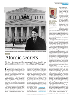 Atomic secrets