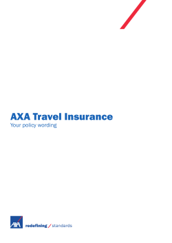 AXA Travel Insurance