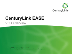 CenturyLink EASE