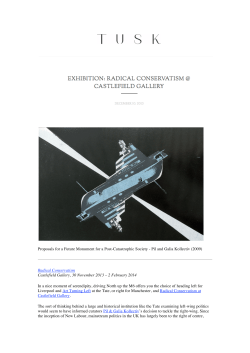 Radical Conservatism reviewed by Tom Emery for Tusk Journal