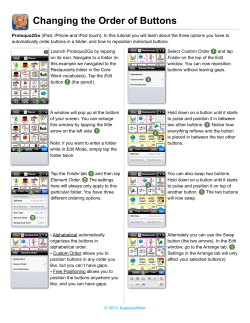 P2G2 - Changing the Order of Buttons