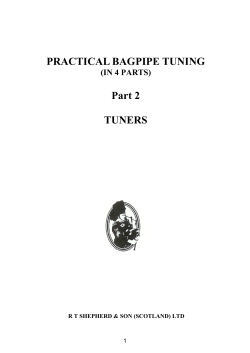 PRACTICAL BAGPIPE TUNING