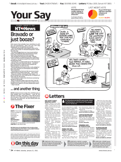 Bravado or just booze?