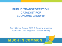 public transportation - Cincinnati USA Regional Chamber