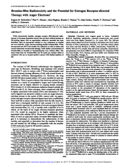 Bromine-80m Radiotoxicity and the Potential for