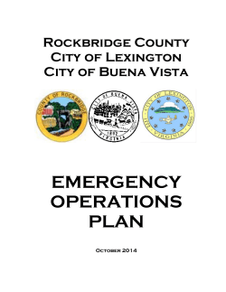 emergency operations plan