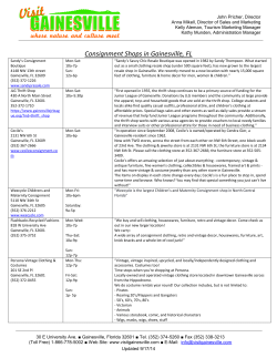 Consignment Shops in Gainesville, FL