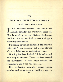 Daniel Boone`s First Gun