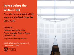 Introducing the QLU-C10D A preference