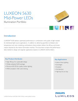 LUXEON 5630 Mid-Power LEDs