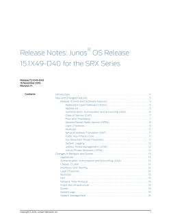 Junos OS 15.1X49-D40 Release Notes