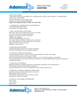 SAFESTRIKE MSDS