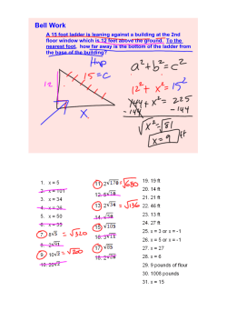 Notes 9B Special Right Triangles_45 -45