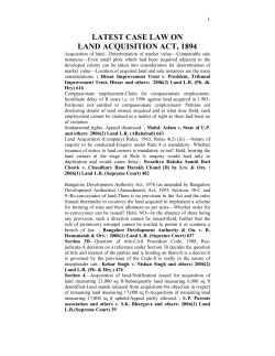 latest case law on - Revenue Department, Haryana