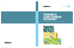 Toward a low-carbon economy - Institute for Competitiveness