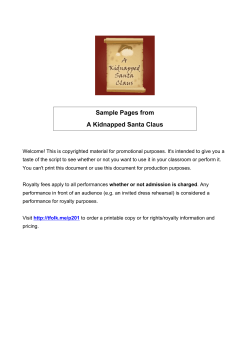 Sample Pages from A Kidnapped Santa Claus