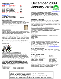 December 2009 January 2010