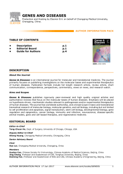 genes and diseases