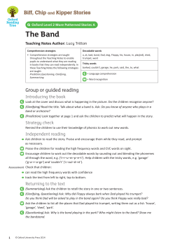 The Band - Oxford University Press