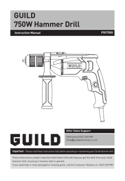 GUILD 750W Hammer Drill