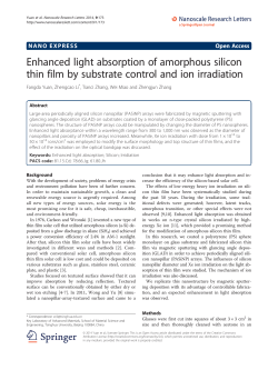Enhanced light absorption of amorphous silicon thin film by