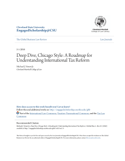 A Roadmap for Understanding International Tax Reform