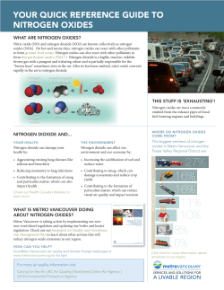 Nitrogen Oxides Factsheet